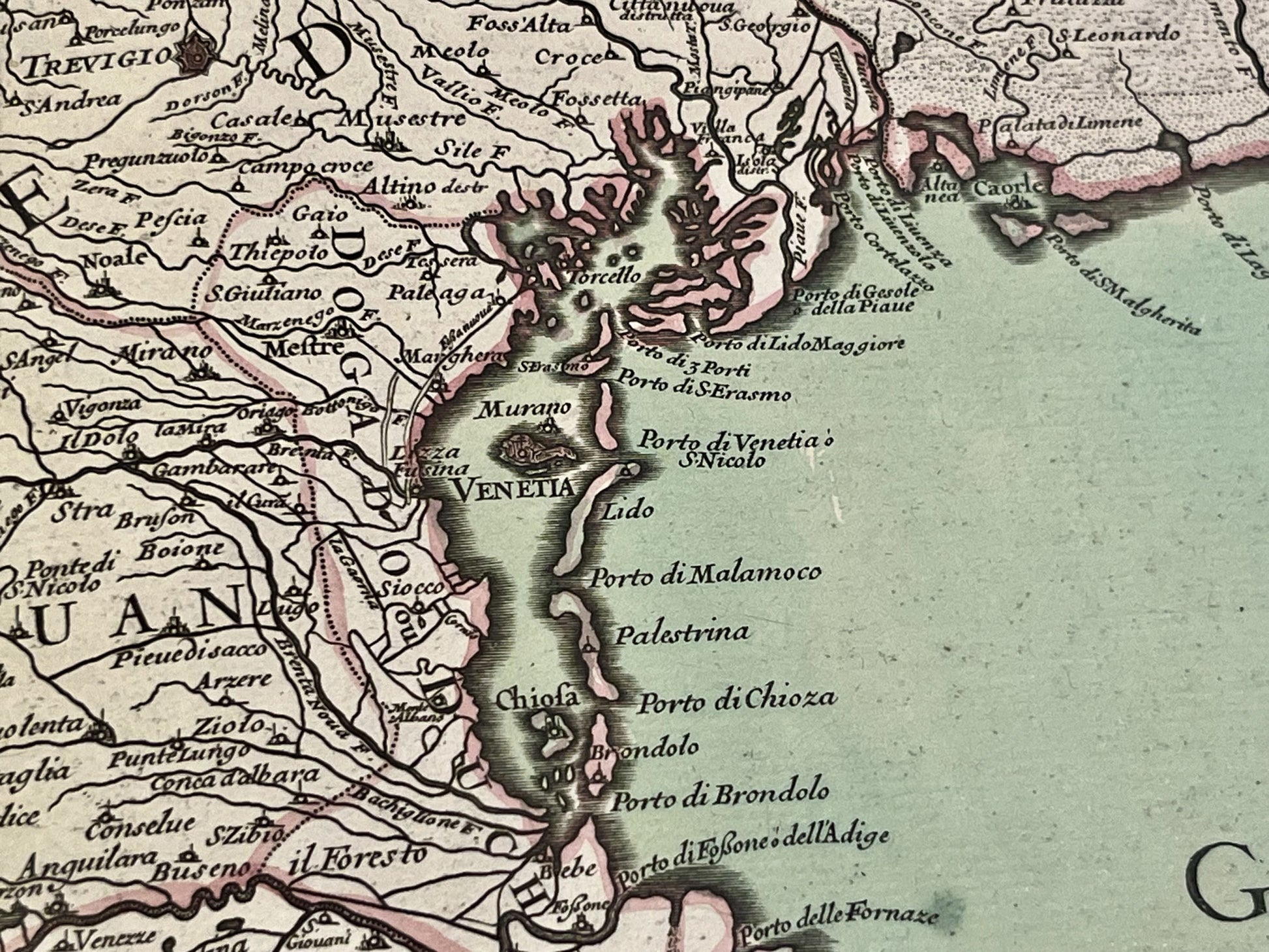 Achat carte ancienne Republique de Venise