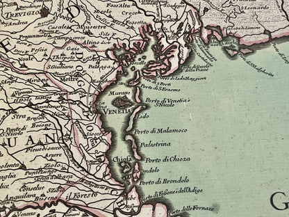 Achat carte ancienne Republique de Venise