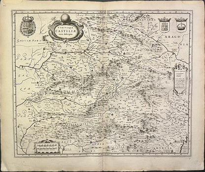 Achat carte ancienne Royaume Castille