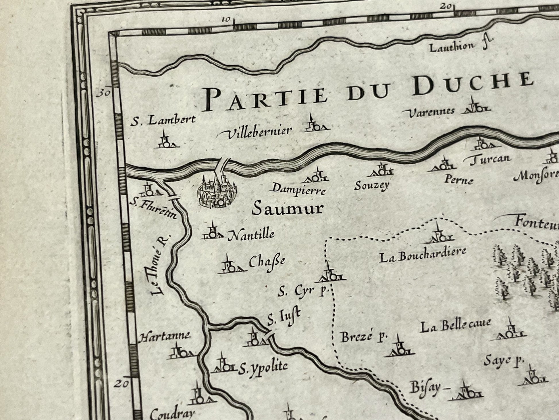 Achat carte ancienne Saumur