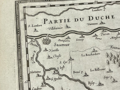 Achat carte ancienne Saumur