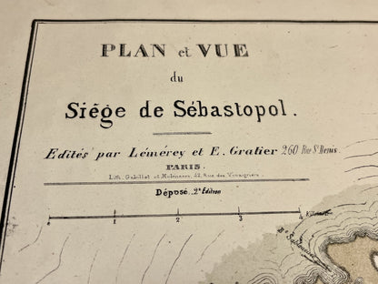 Achat carte ancienne Sebastopol