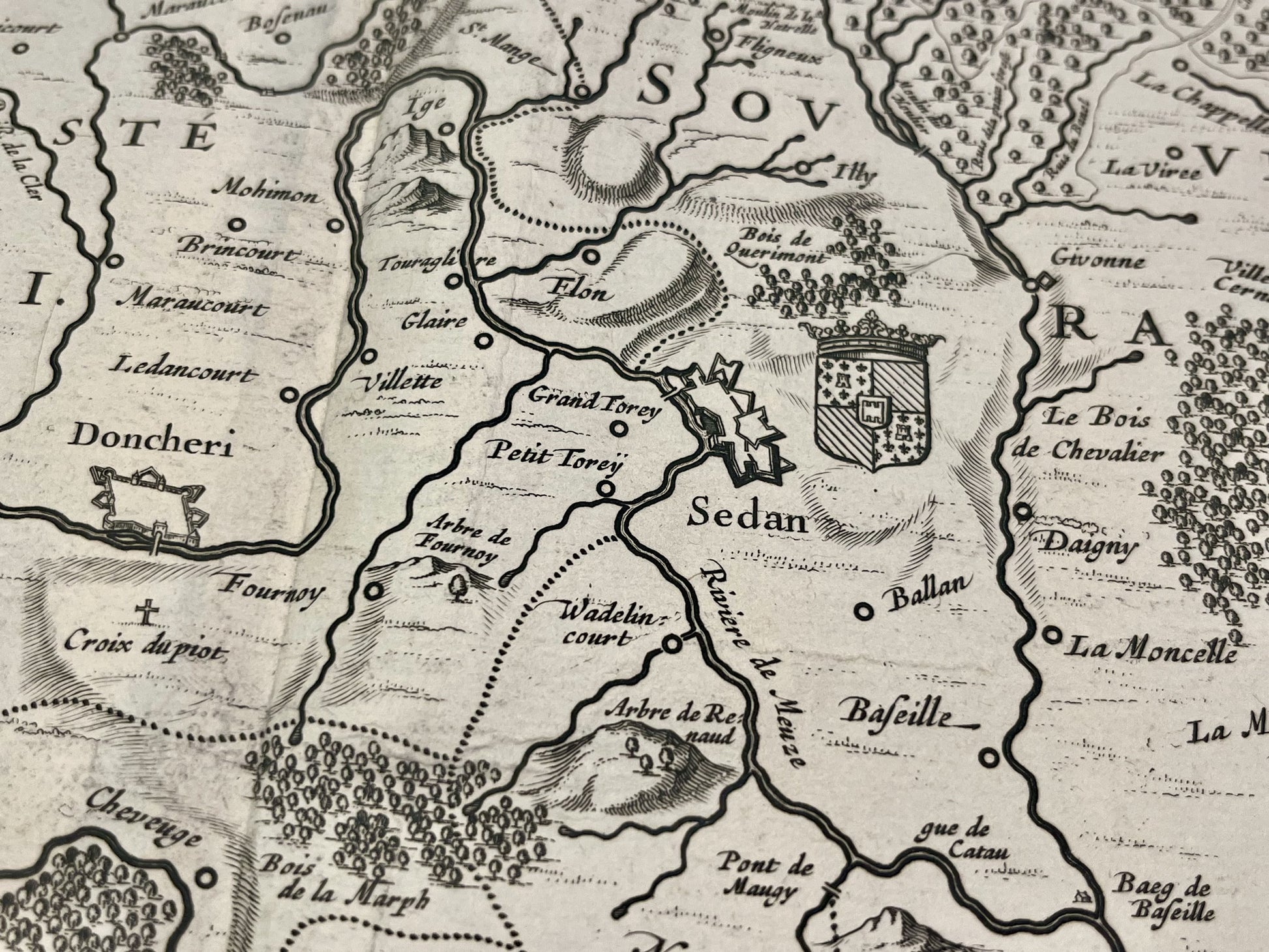 Achat carte ancienne Sedan