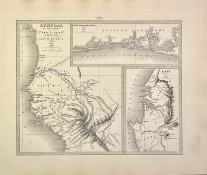 Achat carte ancienne Senegal