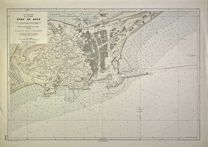 Achat carte ancienne Sete