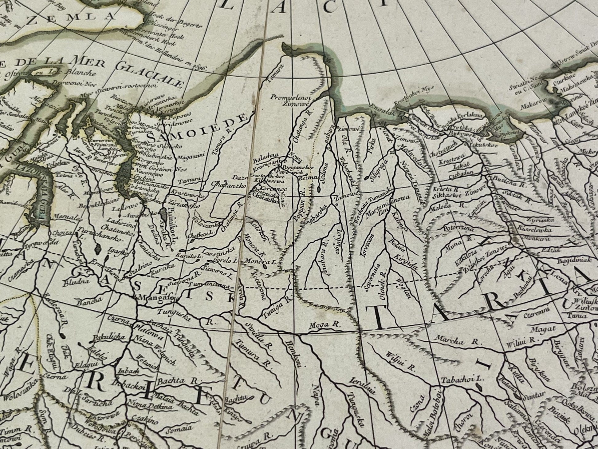 Achat carte ancienne Tartarie Siberie