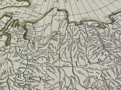 Achat carte ancienne Tartarie Siberie