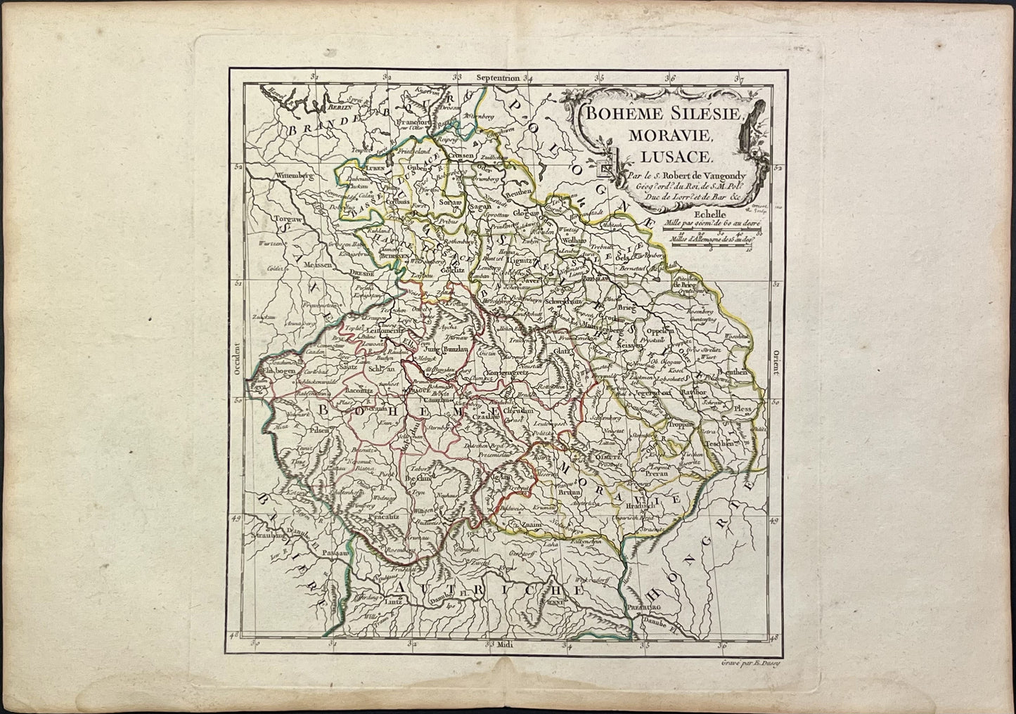 Achat carte ancienne Tchequie