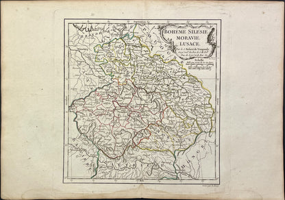 Achat carte ancienne Tchequie