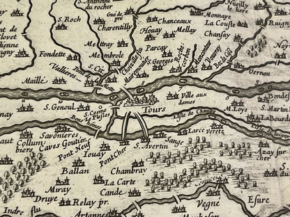Achat carte ancienne Tours Touraine