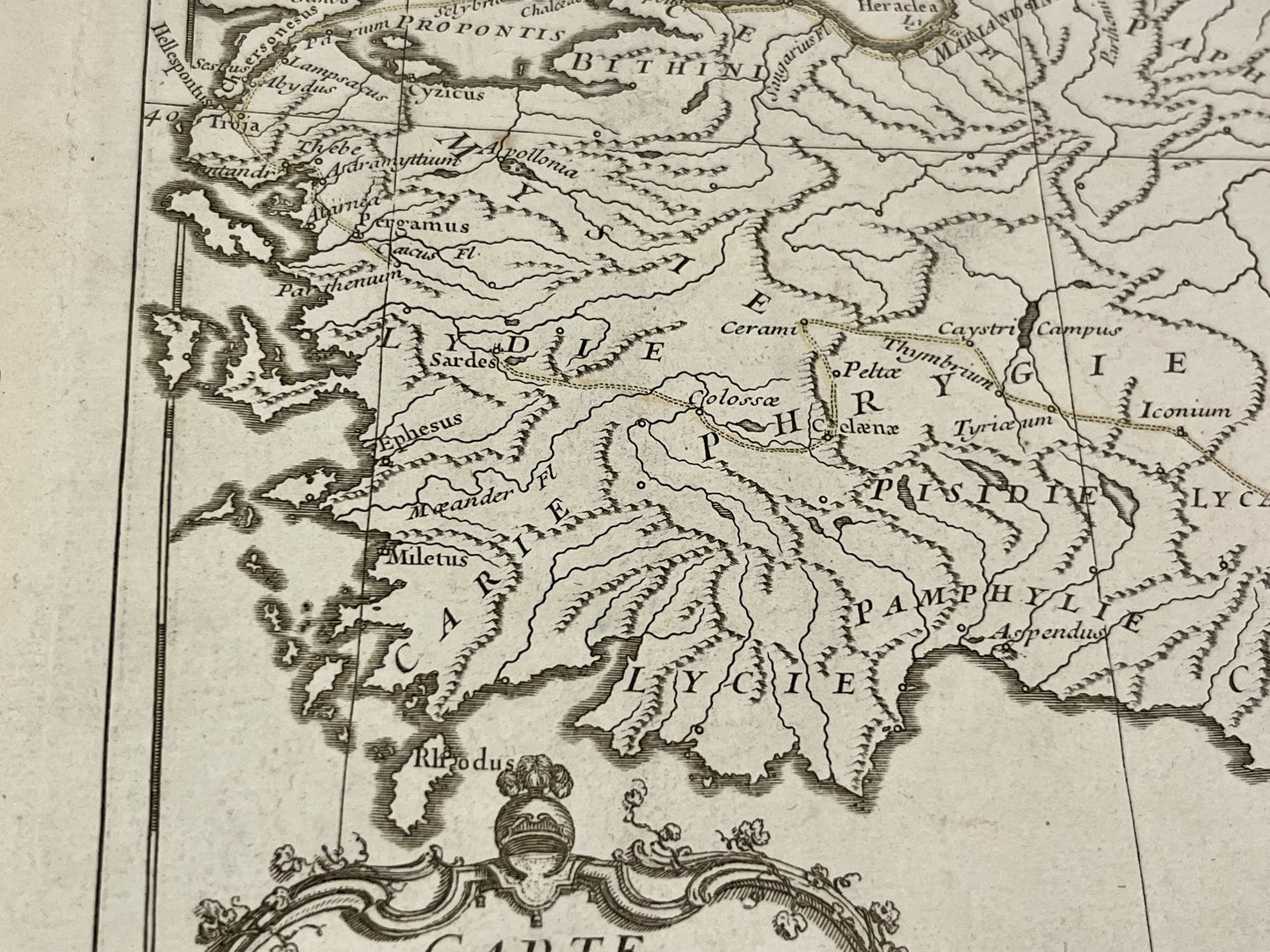 Achat carte ancienne Turquie Retraite Dix-Mille