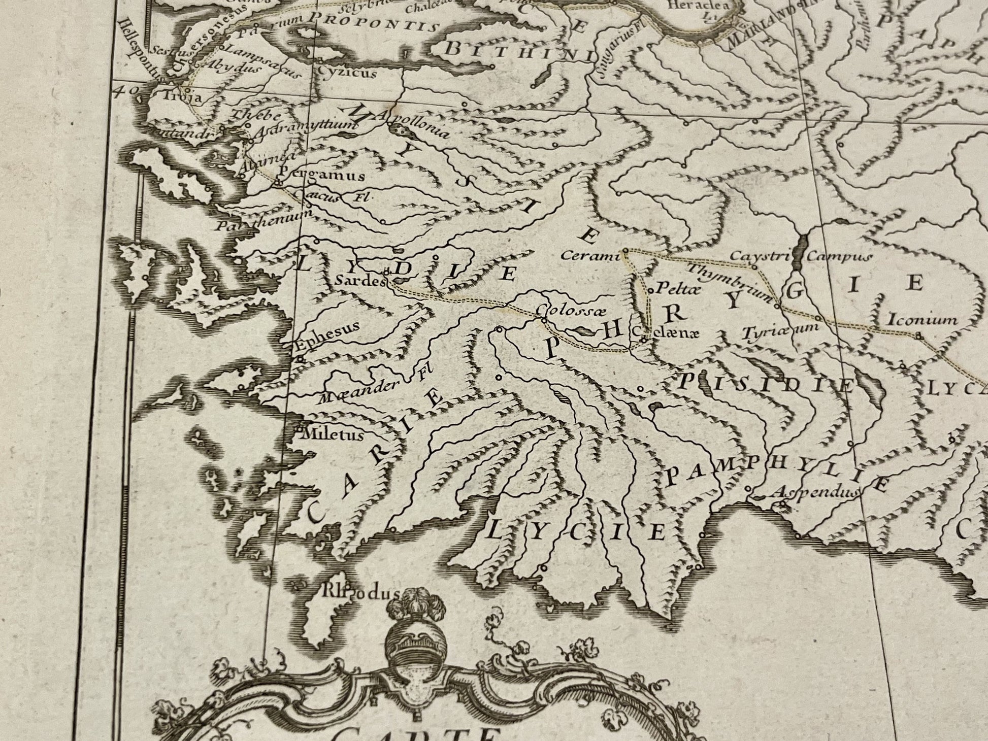 Achat carte ancienne Turquie Retraite Dix-Mille