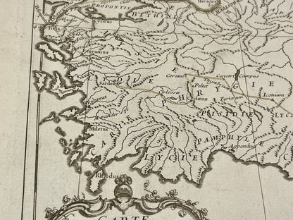 Achat carte ancienne Turquie Retraite Dix-Mille