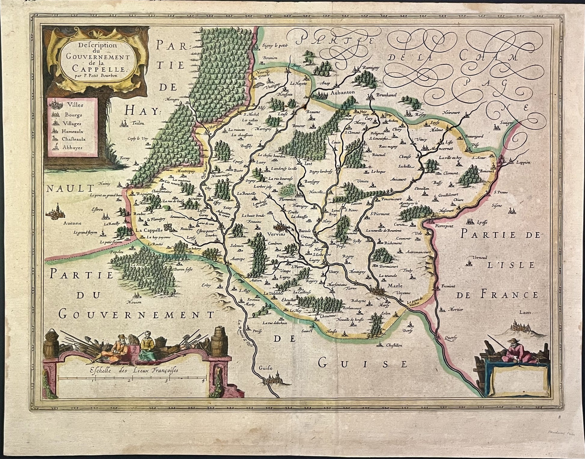 Achat carte ancienne Vervins Aisne