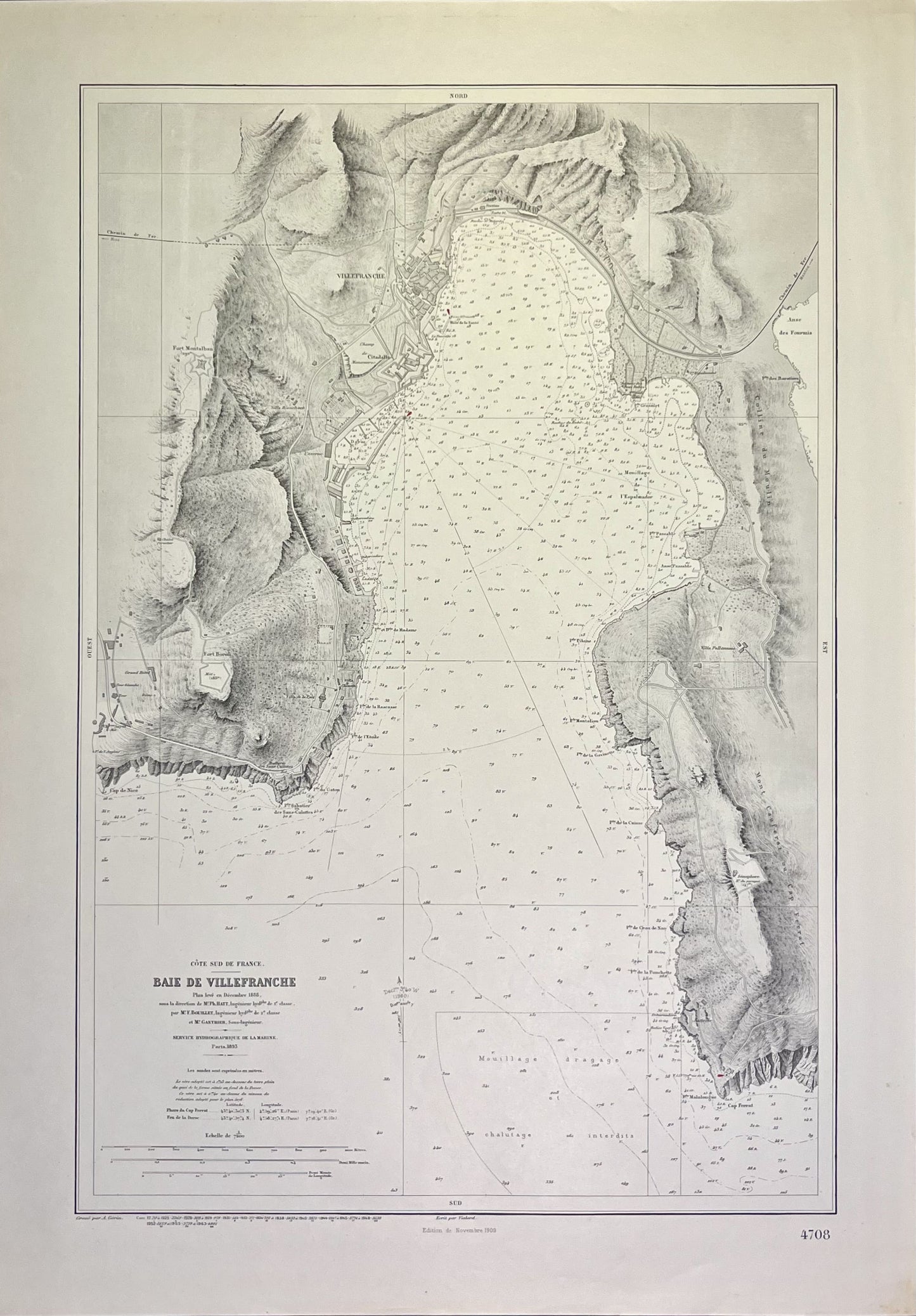 Achat carte ancienne Villefranche-sur-Mer