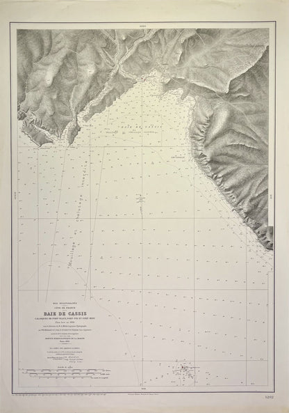 Achat carte ancienne baie Cassis