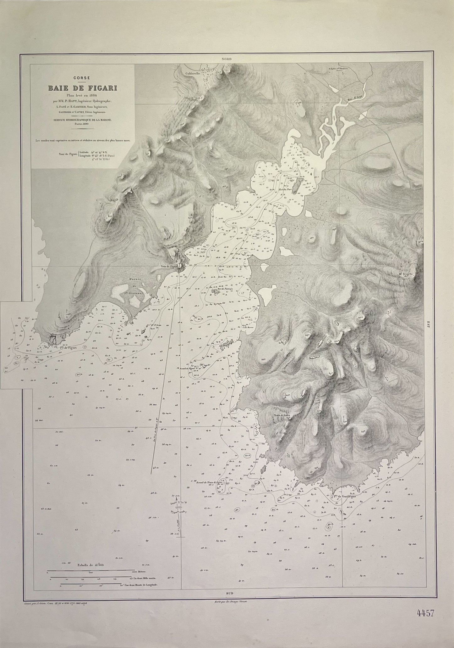 Achat carte ancienne baie Figari