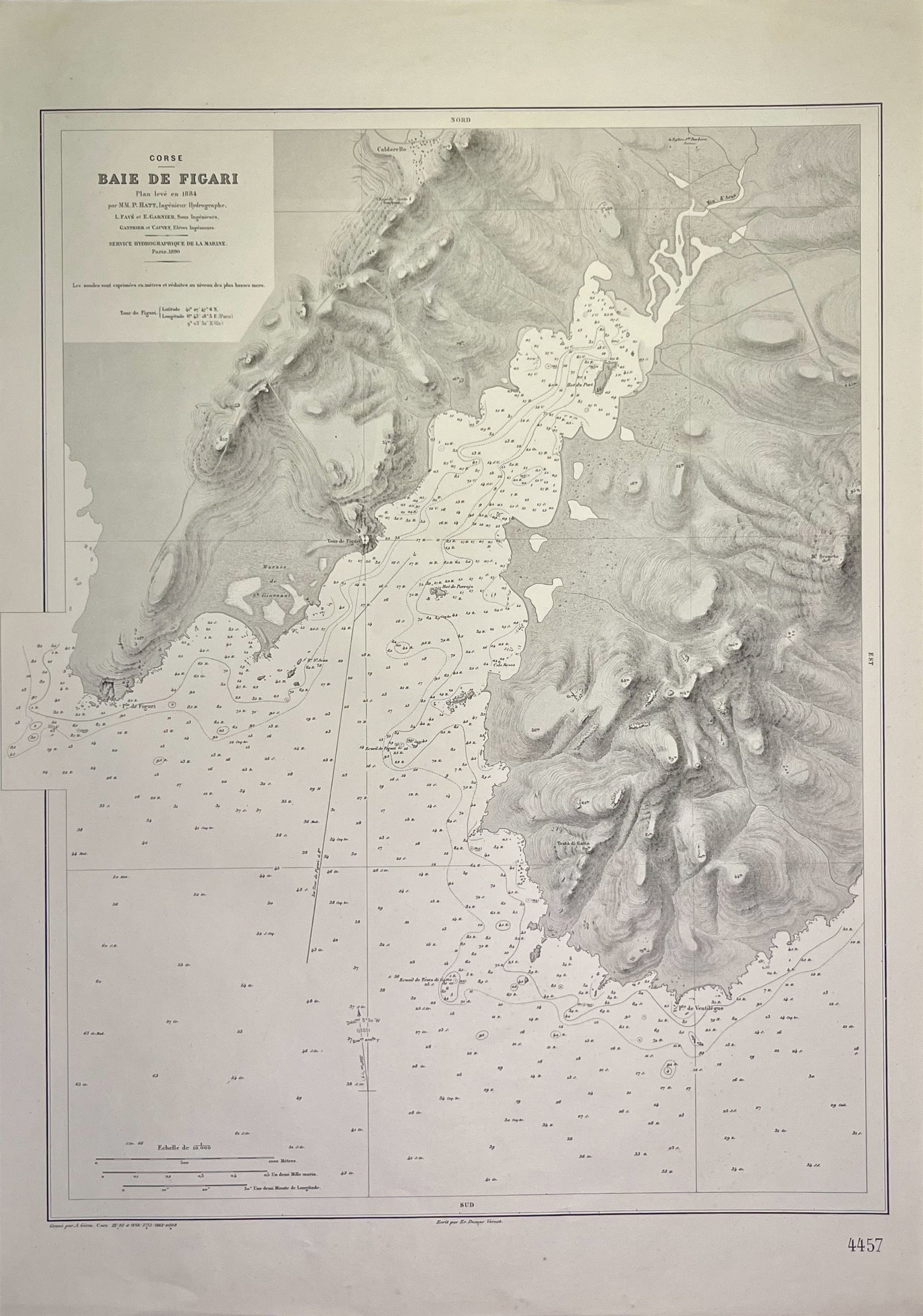 Achat carte ancienne baie Figari