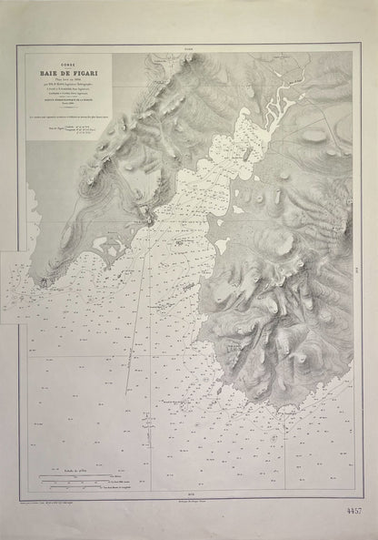 Achat carte ancienne baie Figari