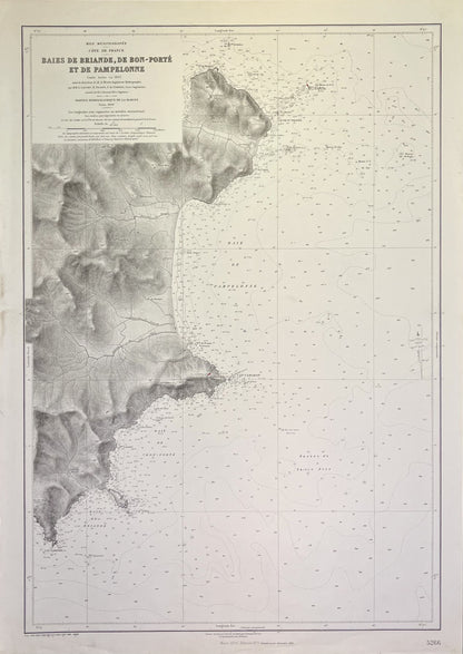 Achat carte ancienne baie Pampelonne