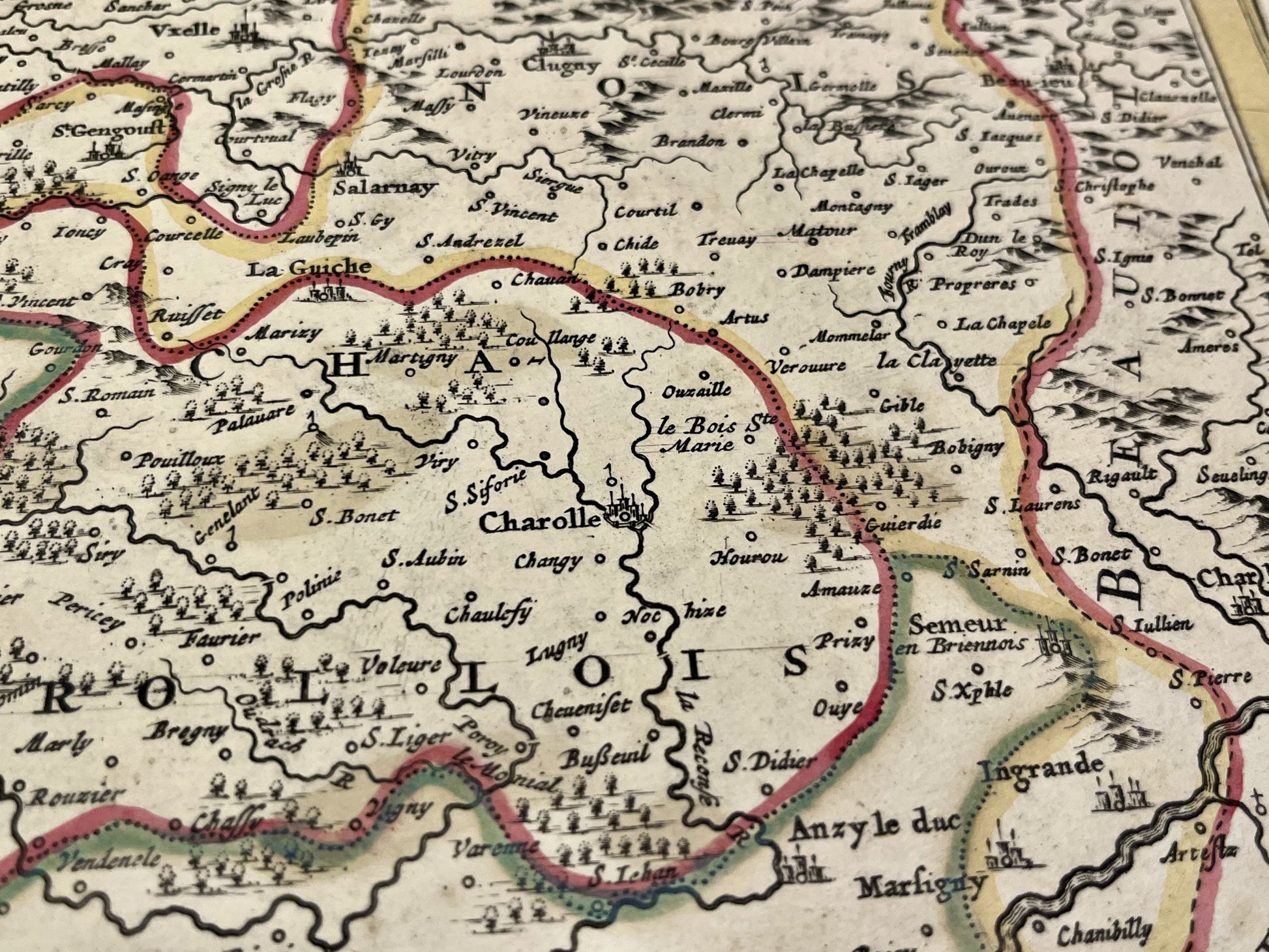 Achat carte ancienne charolais