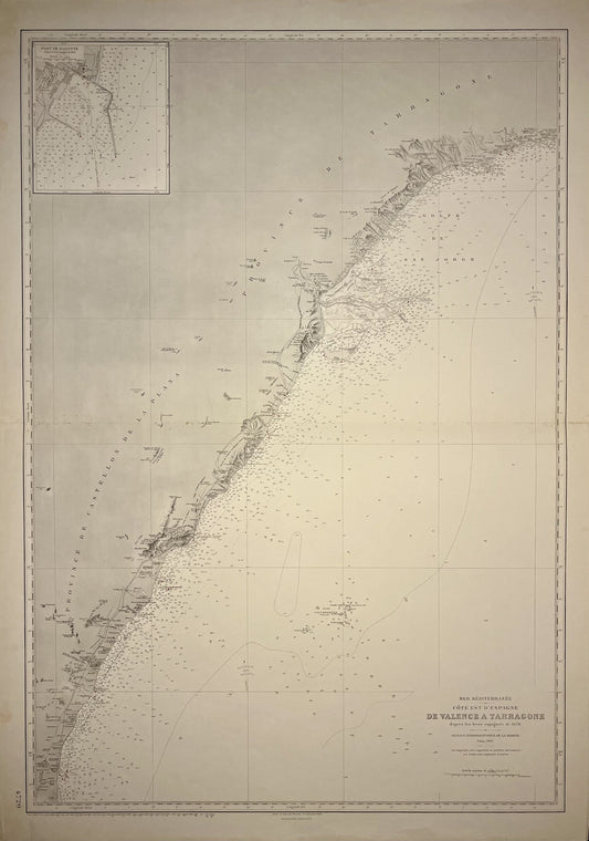 Achat carte ancienne cote espagnole Valence