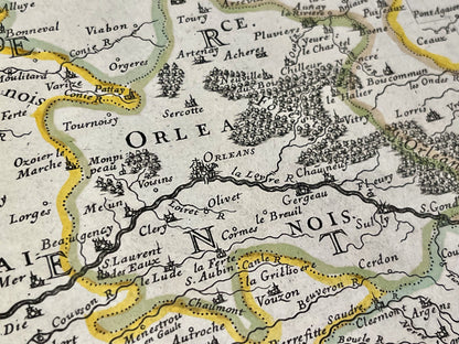 Achat carte ancienne cours Loire