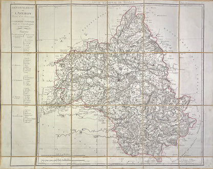 Achat carte ancienne departement Aveyron