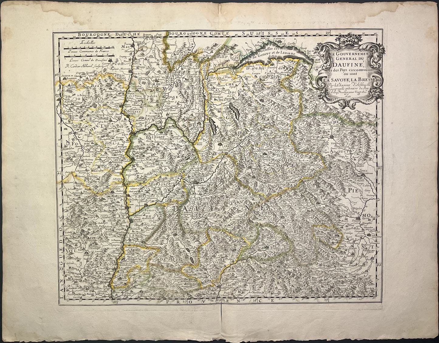 Achat carte ancienne vintage Dauphine