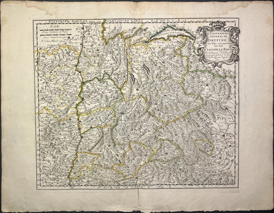 Achat carte ancienne vintage Dauphine