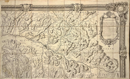 Achat carte generale des Monts Pyrenees par Roussel