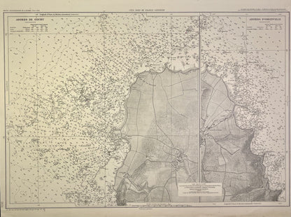 Achat carte marine ancienne Cap Hougue