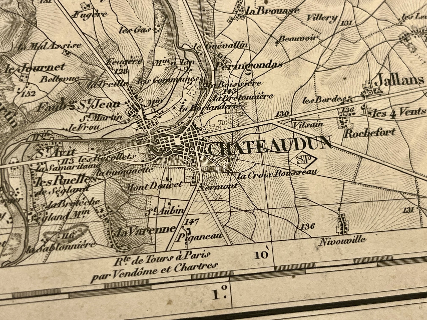 Achat carte militaire ancienne Chateaudun