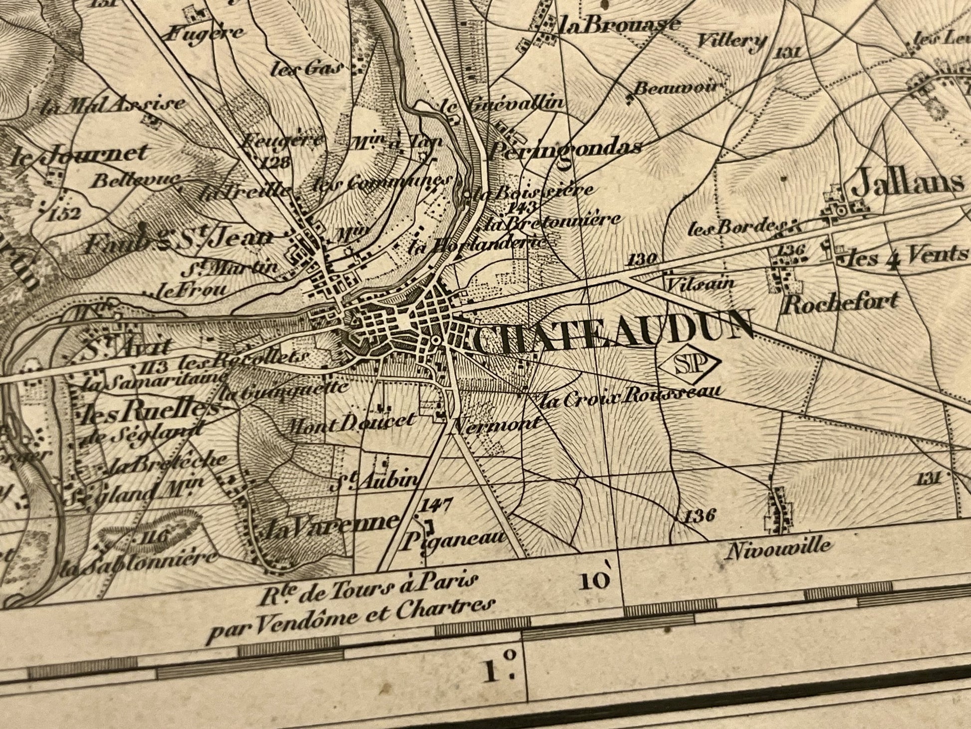 Achat carte militaire ancienne Chateaudun