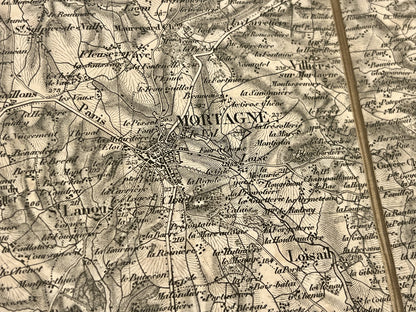 Achat carte militaire ancienne Mortagne-au-Perche