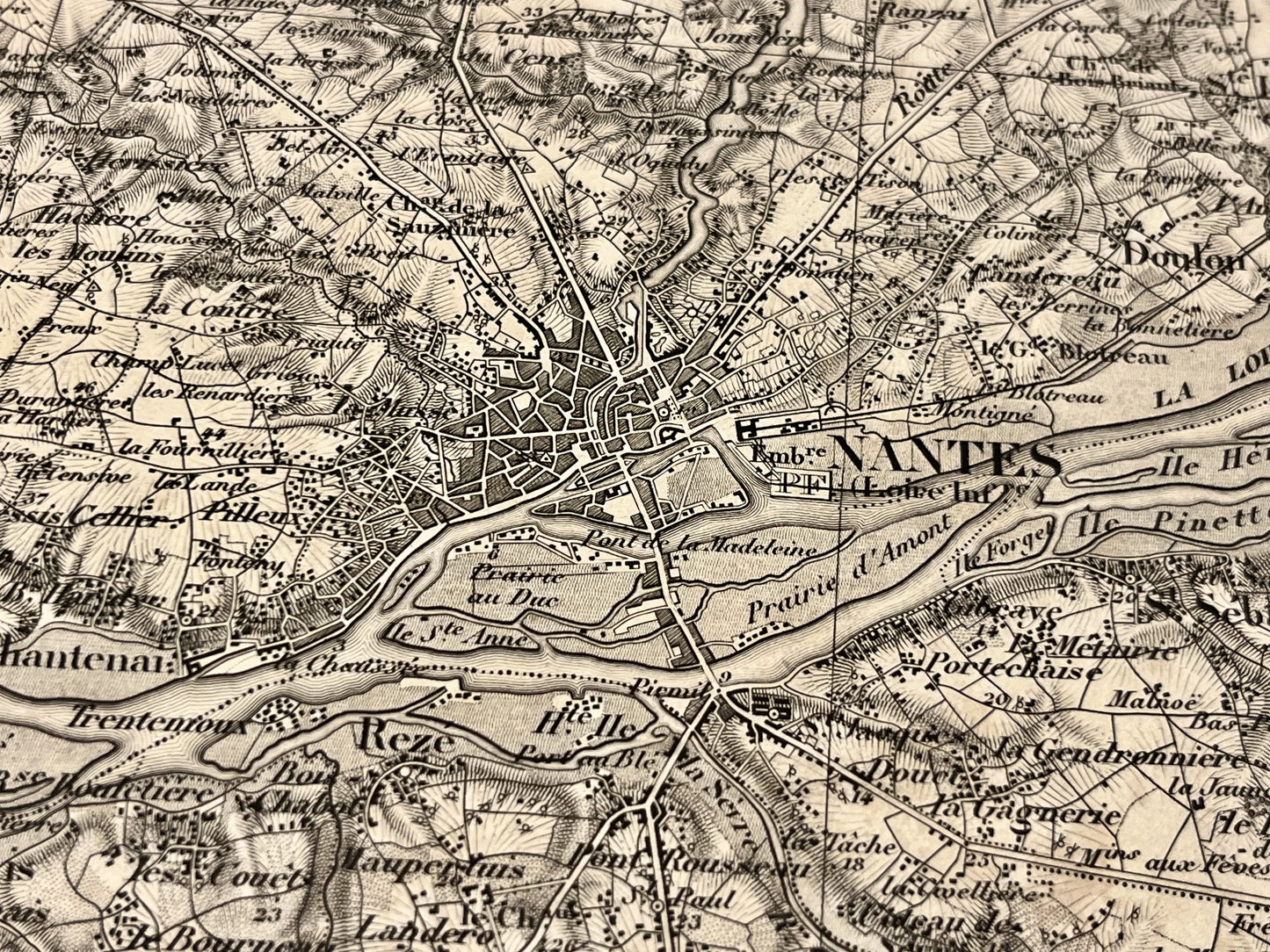 Achat carte militaire ancienne Nantes