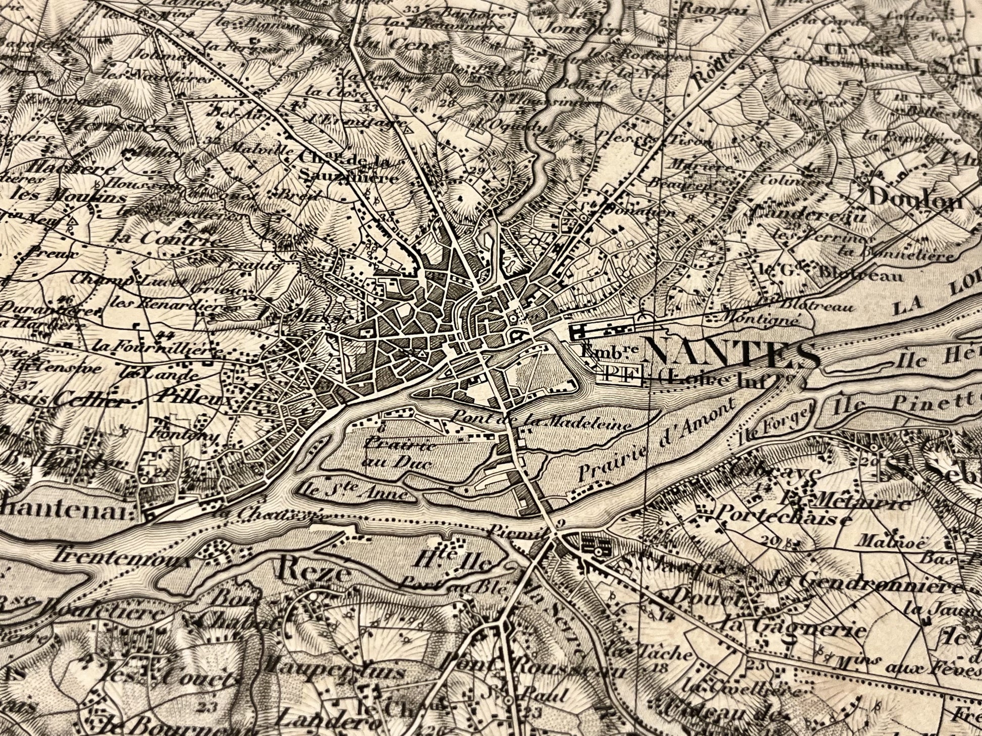 Achat carte militaire ancienne Nantes