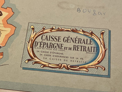 Achat carte picturale ancienne Luxembourg Belgique