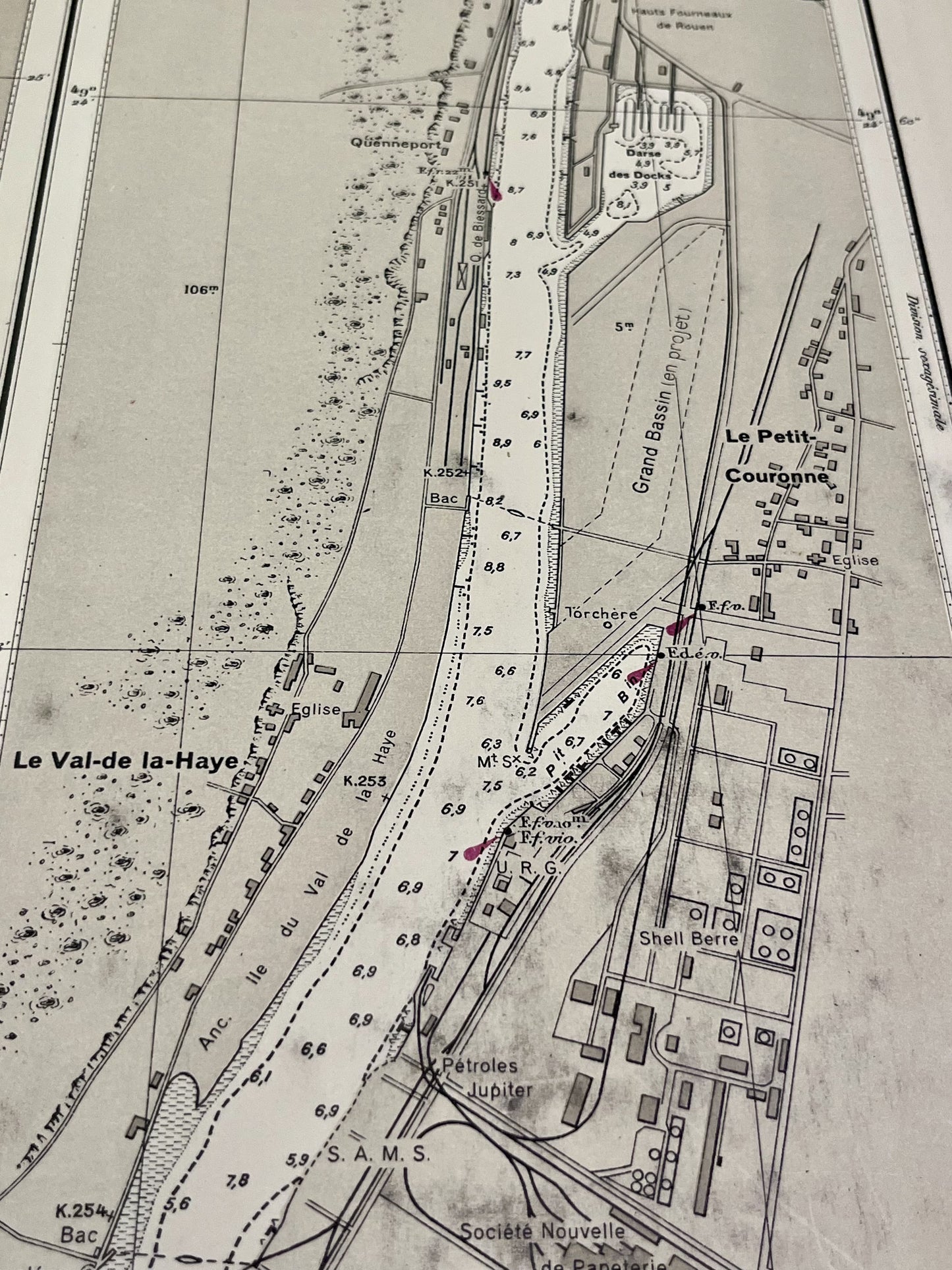 Achat carte port de Rouen