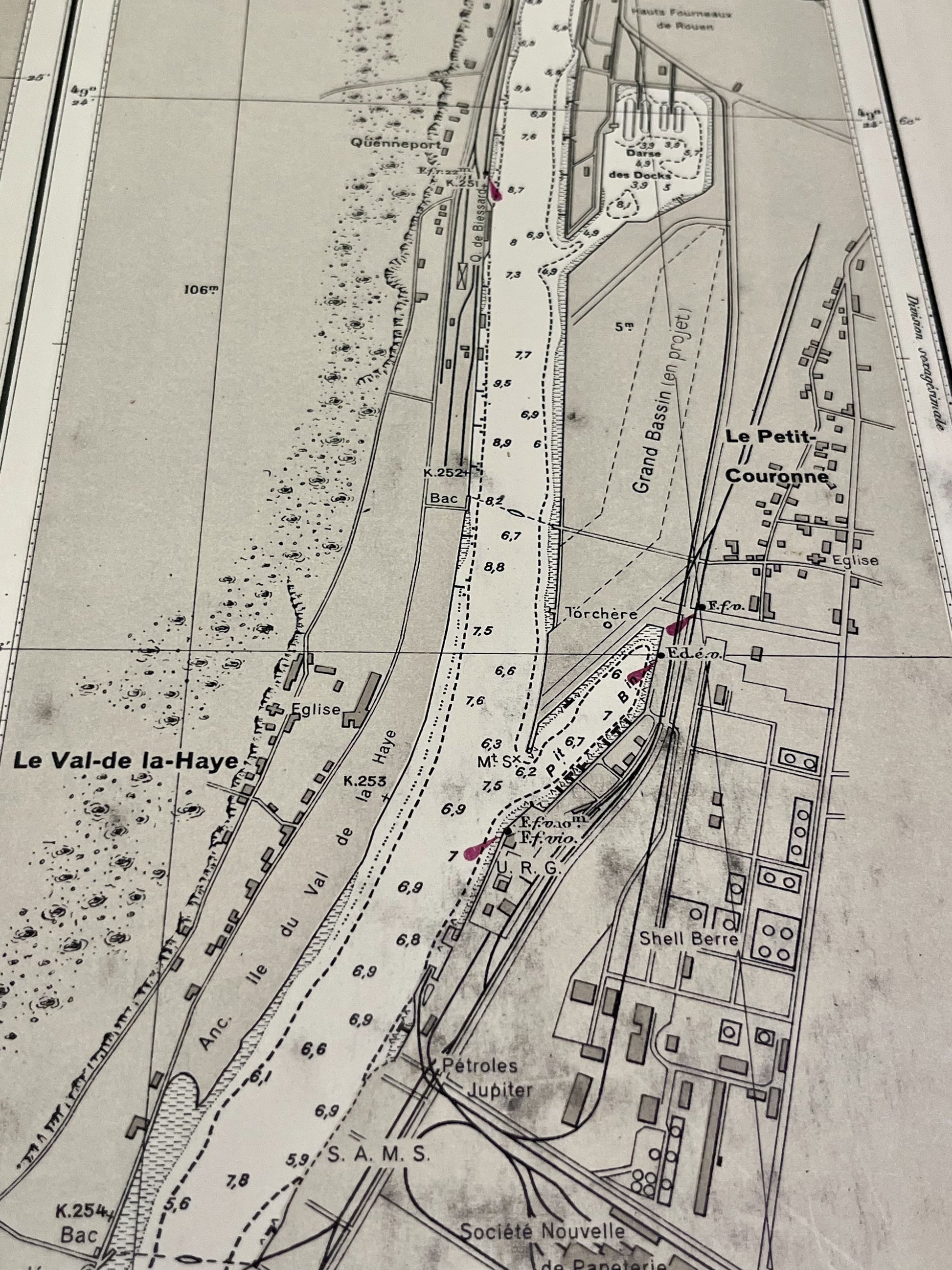 Achat carte port de Rouen