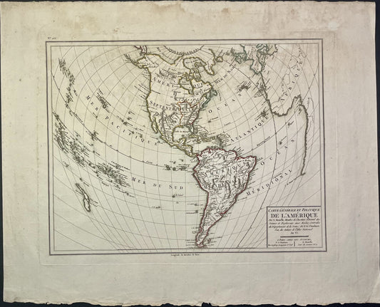 Achat carte vintage Amerique