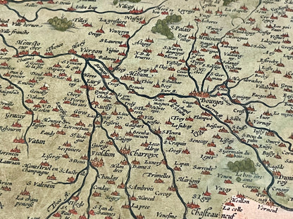 Achat carte vintage Berry Bourges