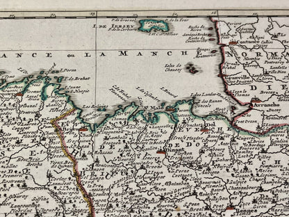 Achat carte vintage Bretagne