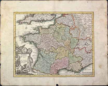 Achat carte vintage France