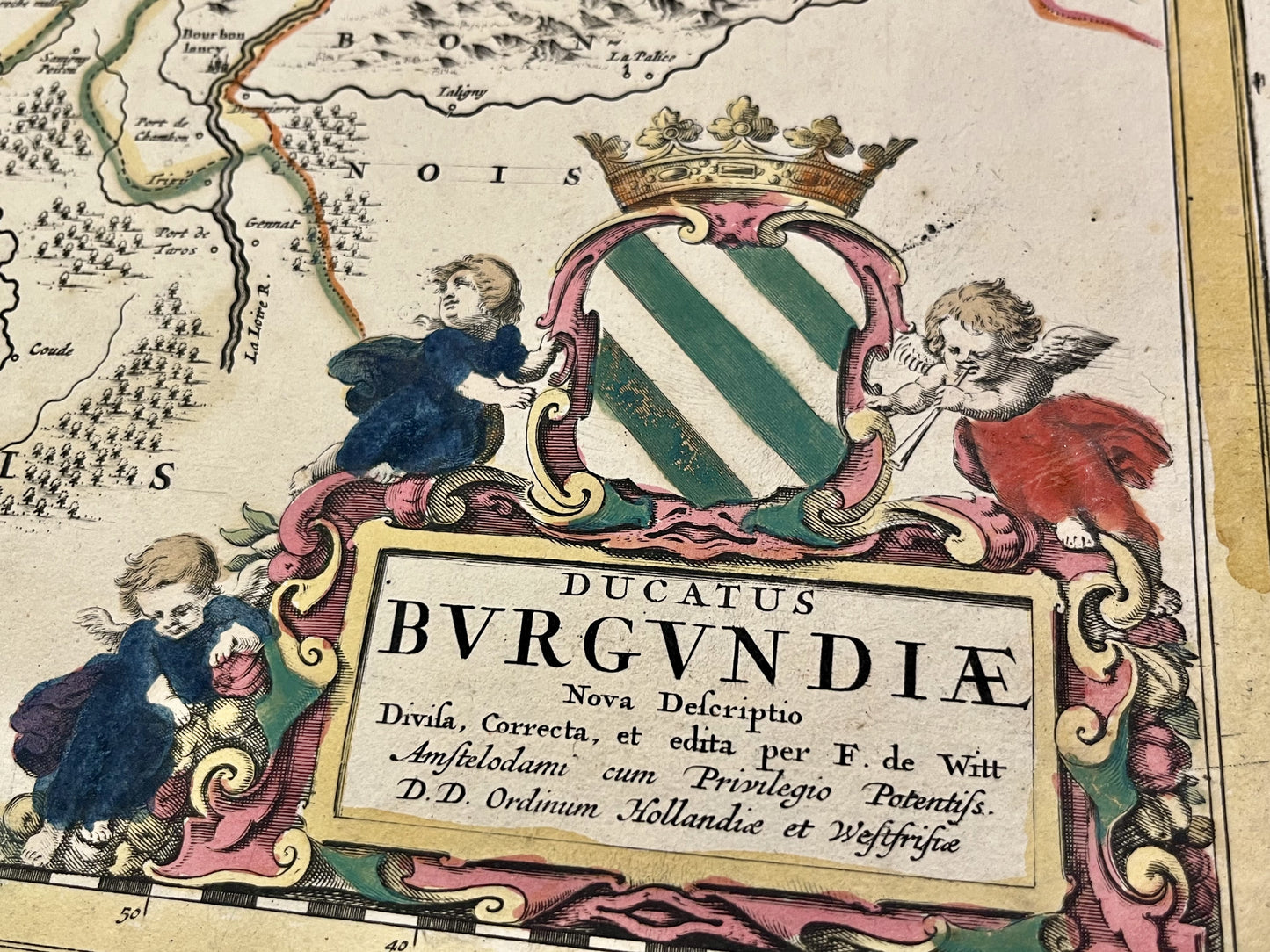 Achat carte vintage Vin Bourgogne