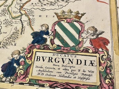 Achat carte vintage Vin Bourgogne