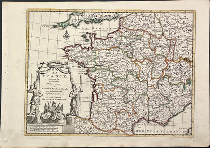 Achat petite carte ancienne France