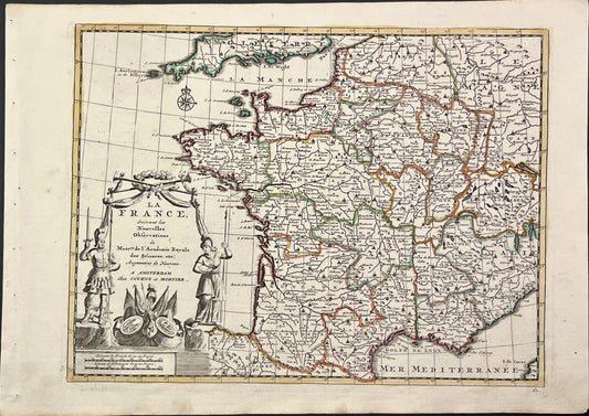 Achat petite carte ancienne France