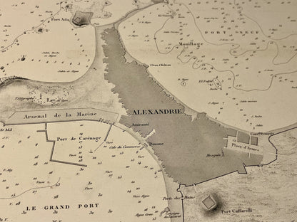 Achat plan ancien Alexandrie
