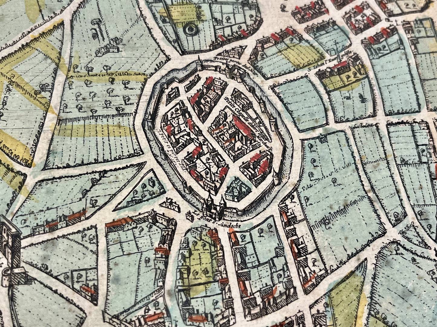 Achat plan ancien Autun